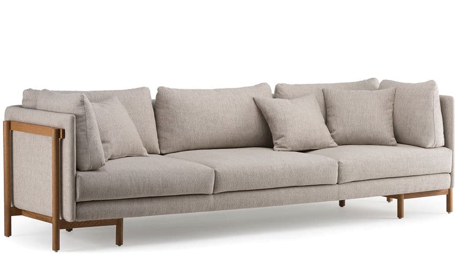 frame long sofa with arms 766la