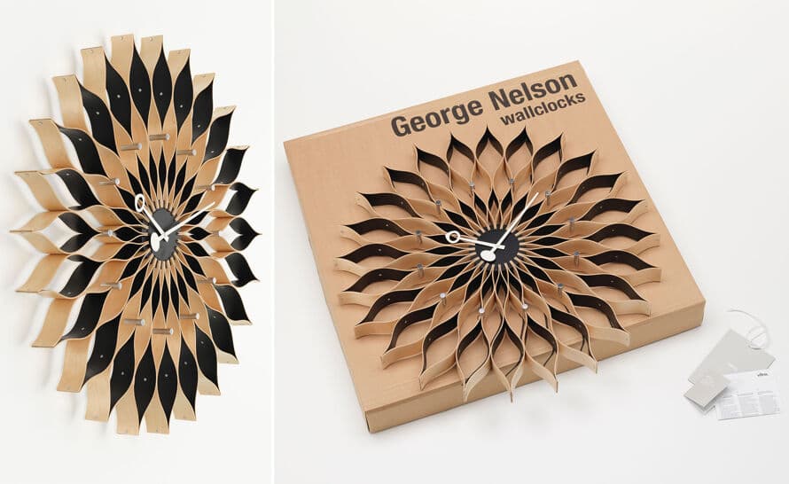 george nelson sunflower clock