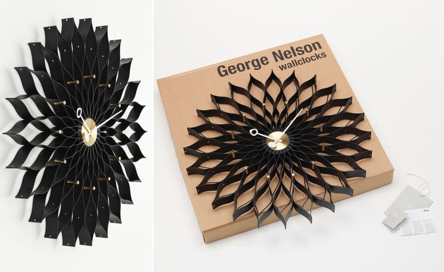 george nelson sunflower clock