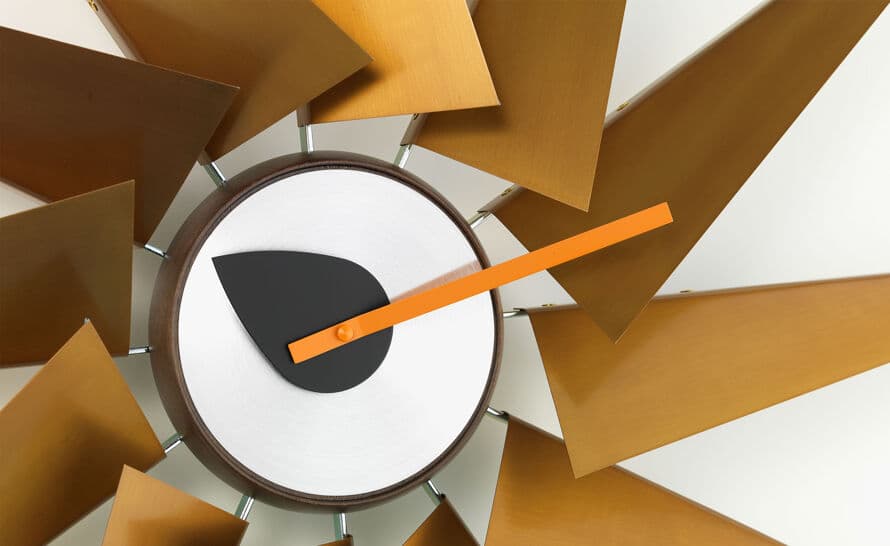 george nelson turbine clock