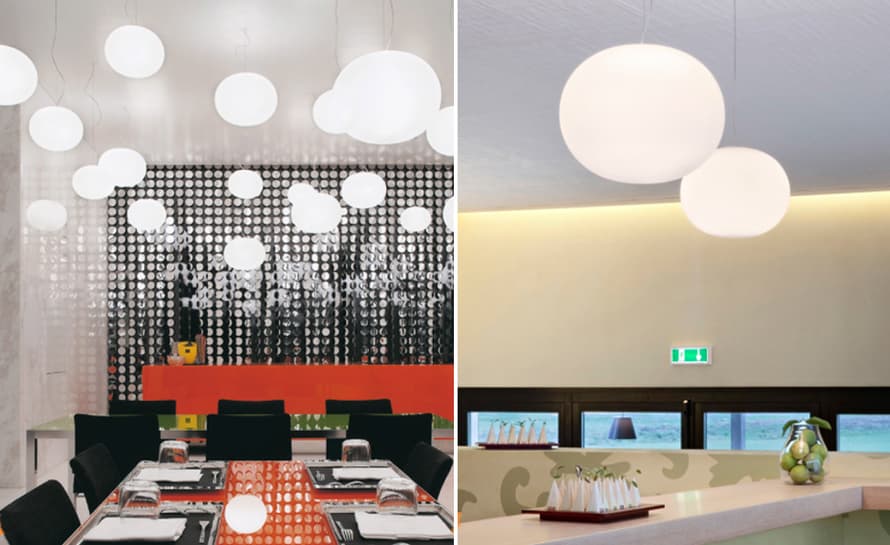 glo ball pendant lamp