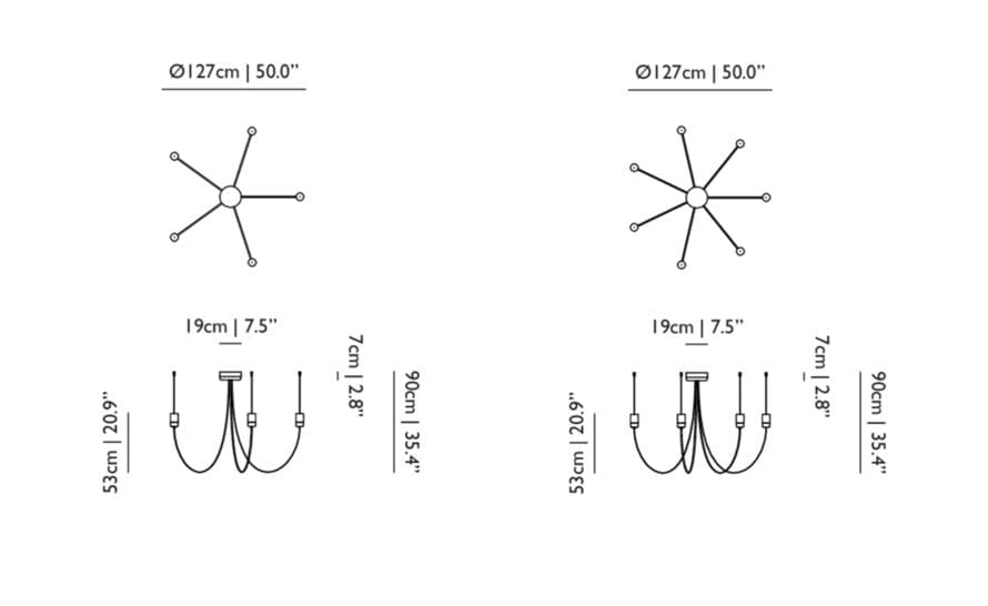 gravity chandelier