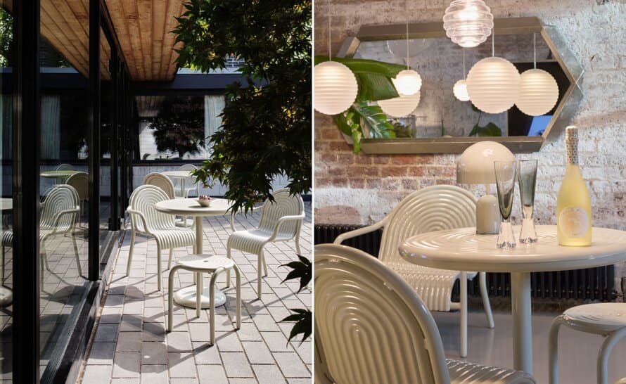 Groove Outdoor Table Round