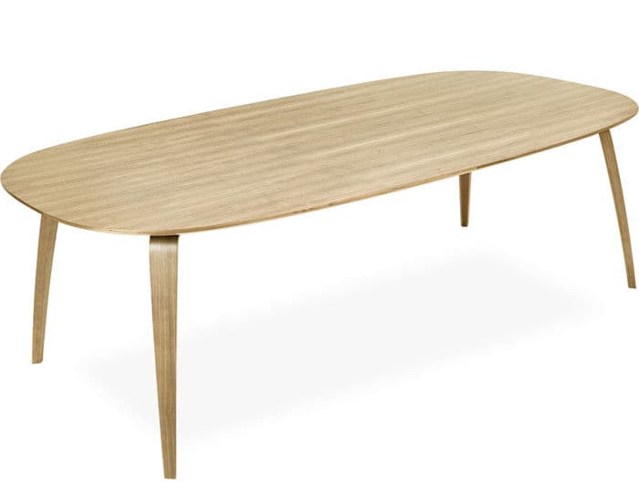gubi elliptical dining table