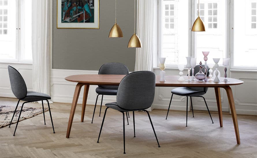 gubi elliptical dining table