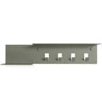 hall pass wall shelf with hooks