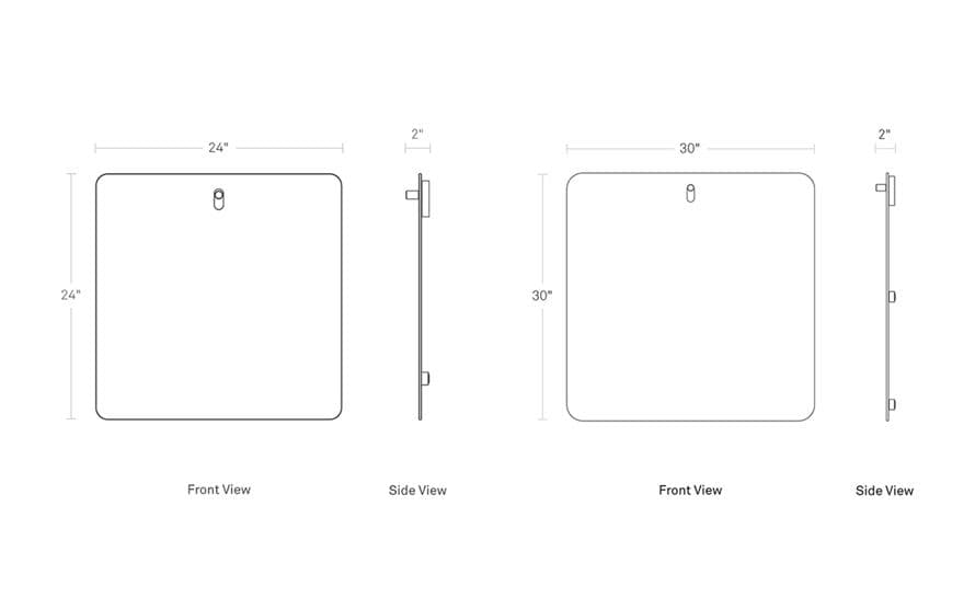 hang 1 square mirror