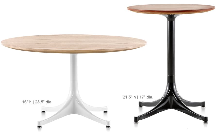 nelson pedestal table