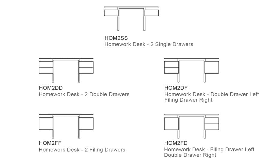 homework 2 desk with glass top