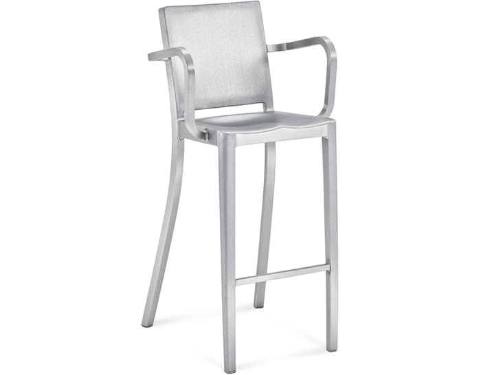 emeco hudson stool with arms
