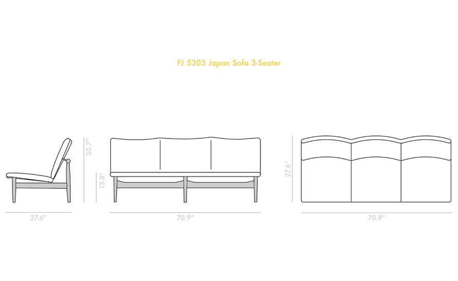 Japan Sofa 3 Seater