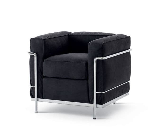 le corbusier lc2 armchair with down cushions