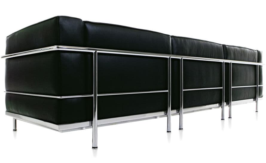 le corbusier lc3 three seat sofa