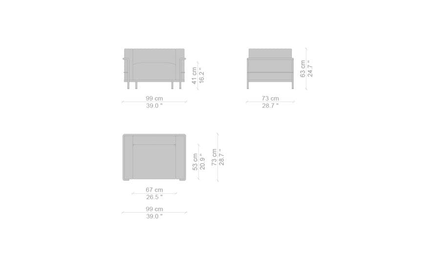 le corbusier lc3 armchair