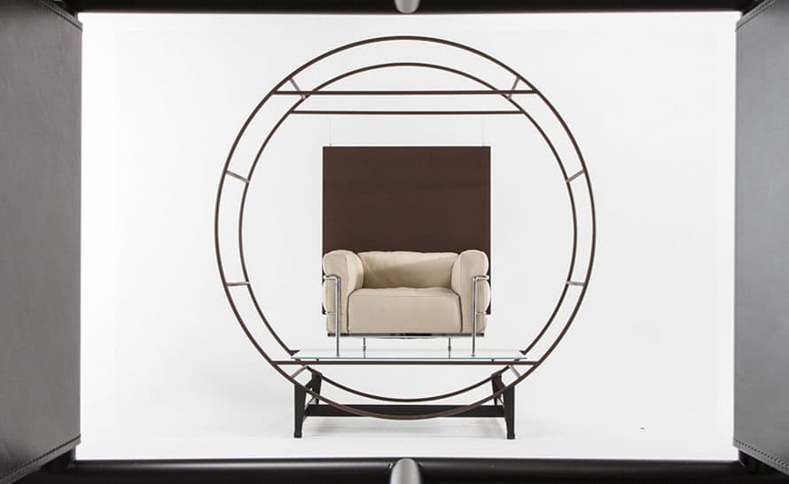 le corbusier lc3 armchair with down cushions