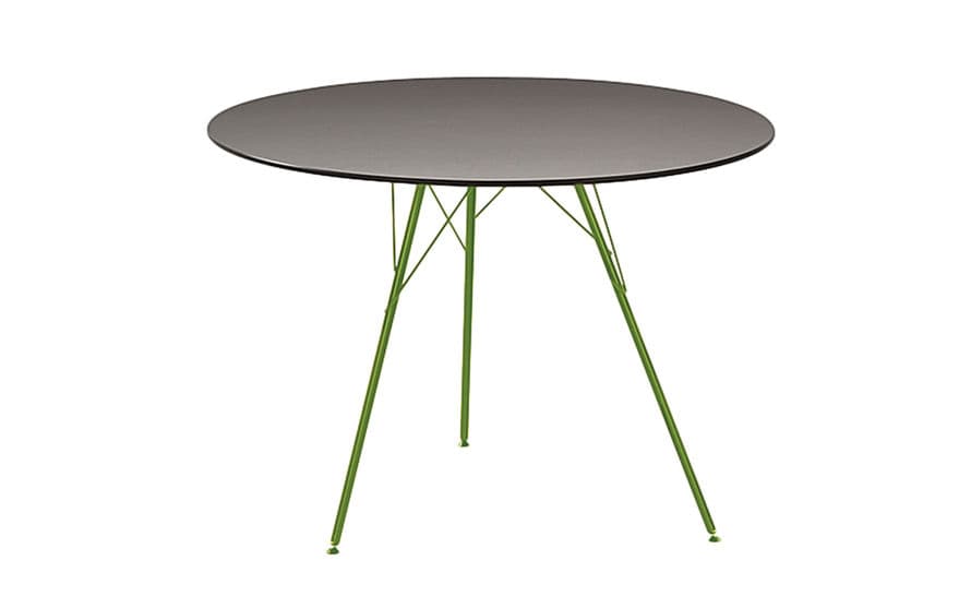 leaf round dining table