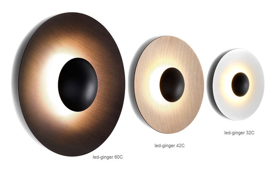 led-ginger wall sconce