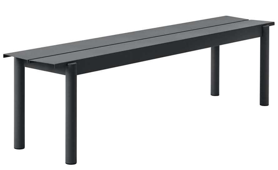 linear steel bench