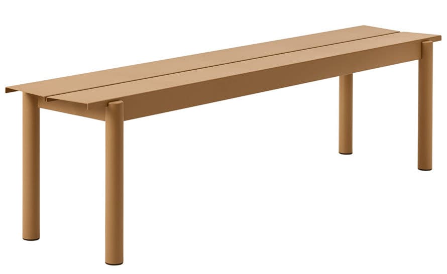 linear steel bench
