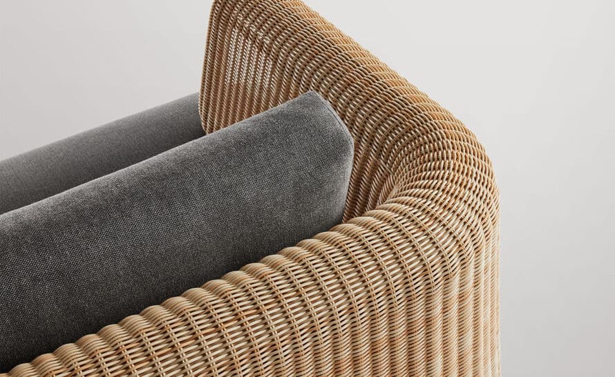 Loophole Outdoor 3 Seat Sofa