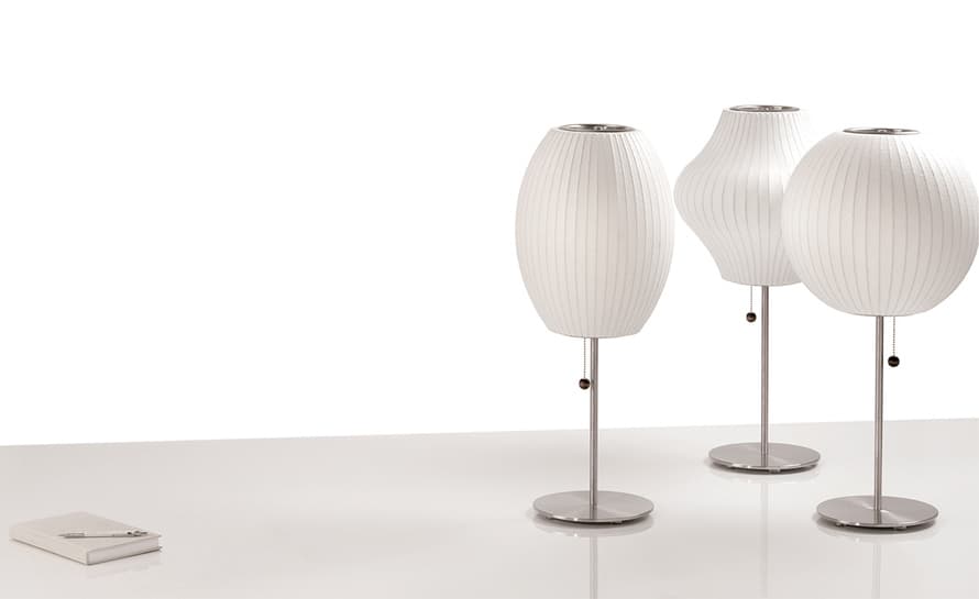 nelson lotus table lamp ball