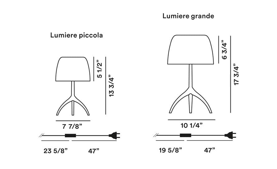 lumiere table lamp
