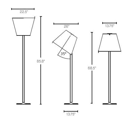 melampo mega floor lamp