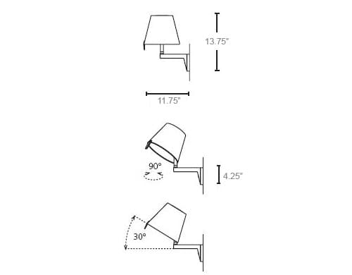 melampo mini wall lamp