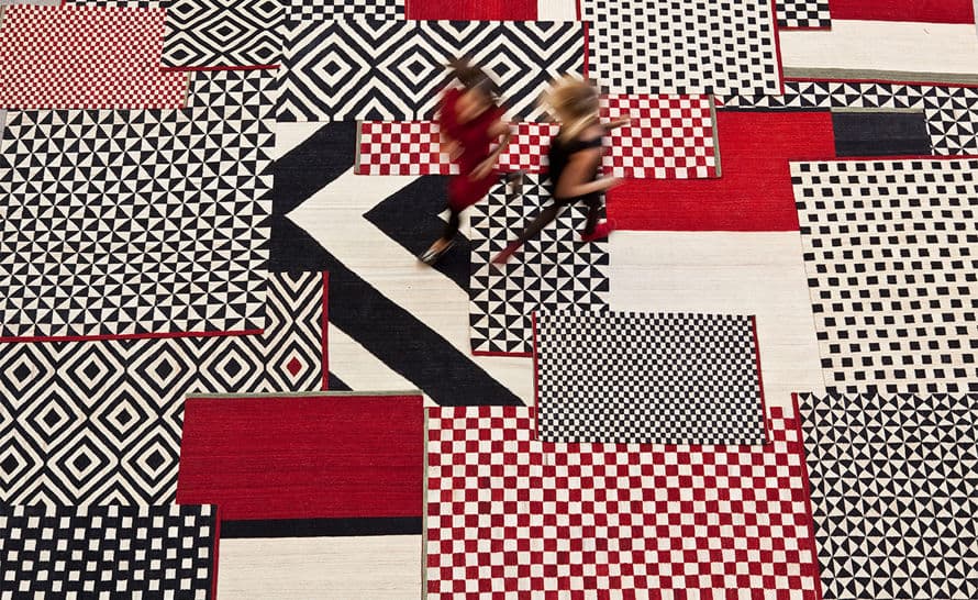 melange pattern 1 rug