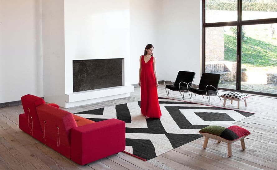melange zoom rug