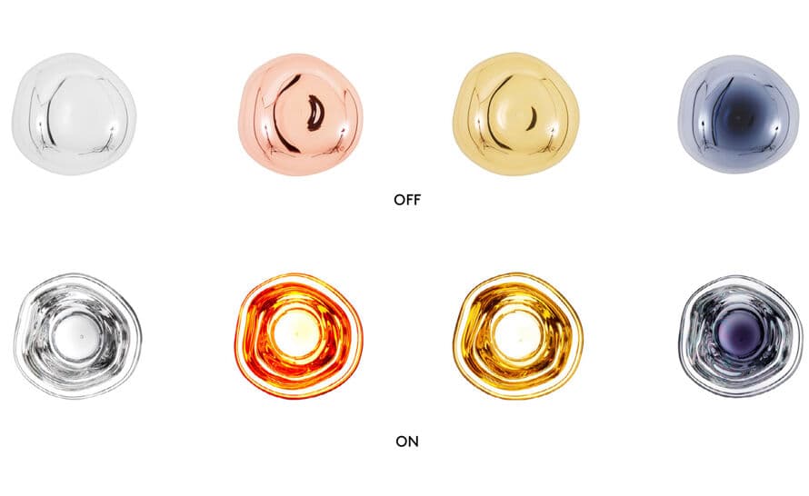 melt surface led wall light