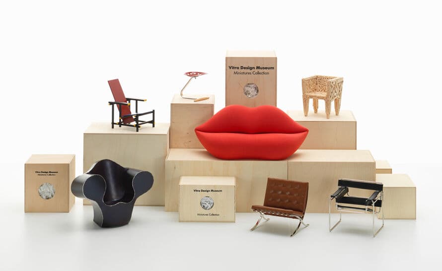 Miniature Bertoia Diamond Chair