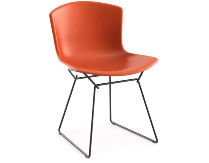 bertoia molded shell side chair