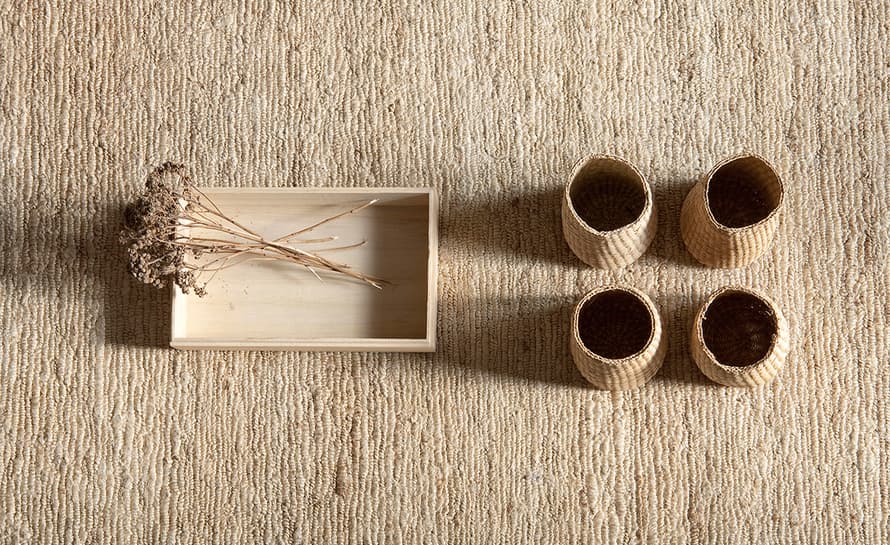 earth jute rug