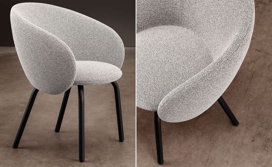 Nebula Tube Dining Chair