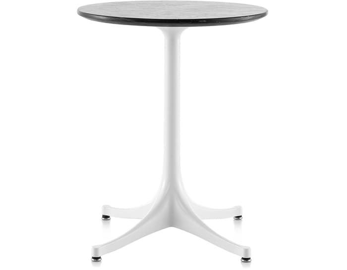 nelson pedestal side table