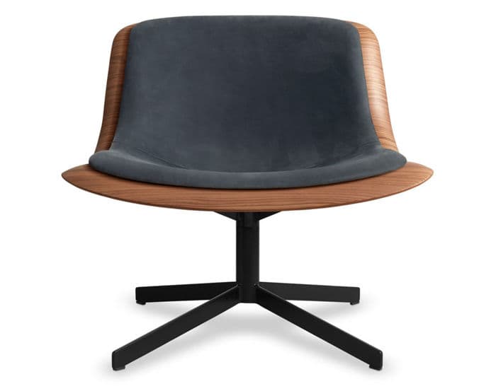 nonesuch swivel upholstered lounge chair