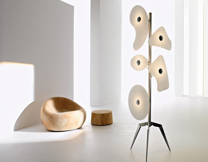 orbital floor lamp