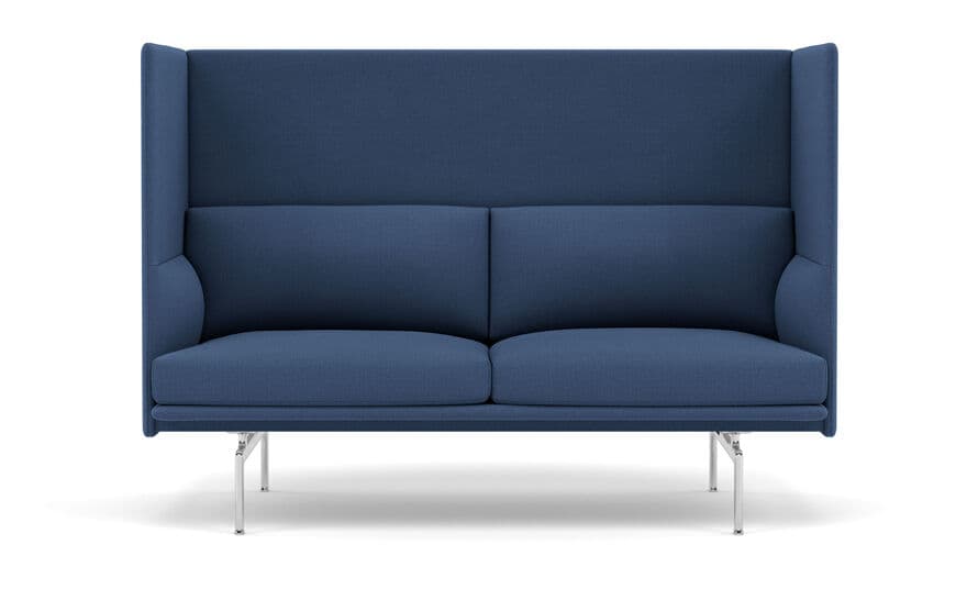 outline highback sofa 2 seater