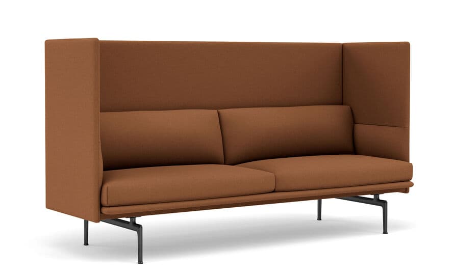 outline highback sofa 3 seater