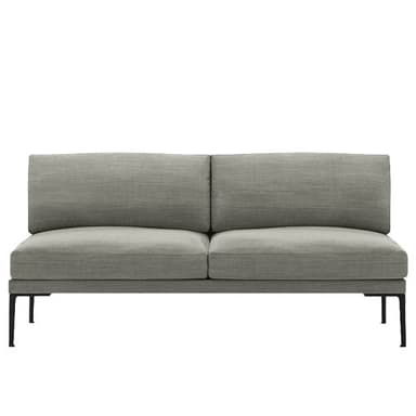 steeve two seat sofa without arms