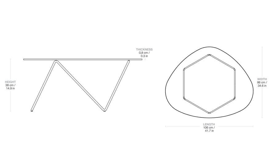 pedrera coffee table
