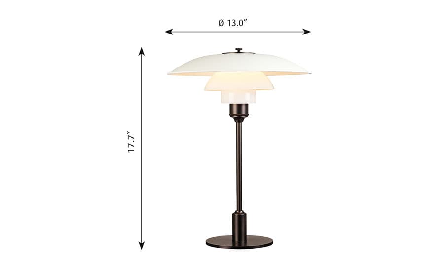 ph 3.5-2.5 color table lamp