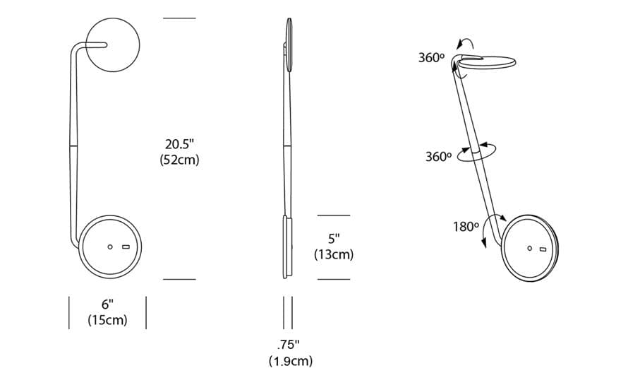 pixo led wall lamp