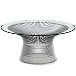 platner nickel coffee table 36" dia.