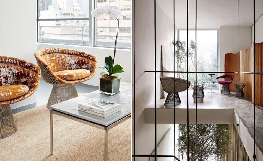 platner lounge chair