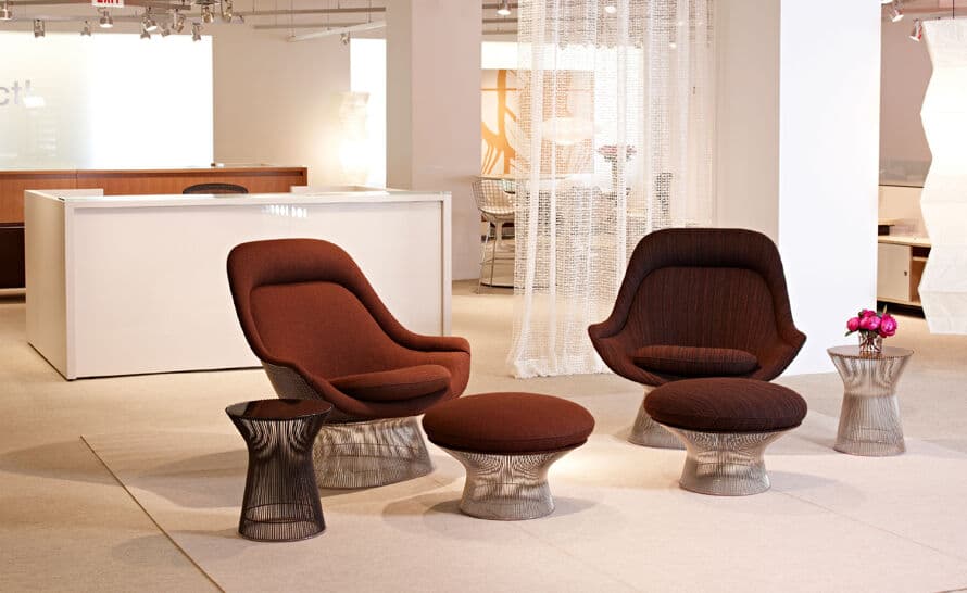 platner ottoman