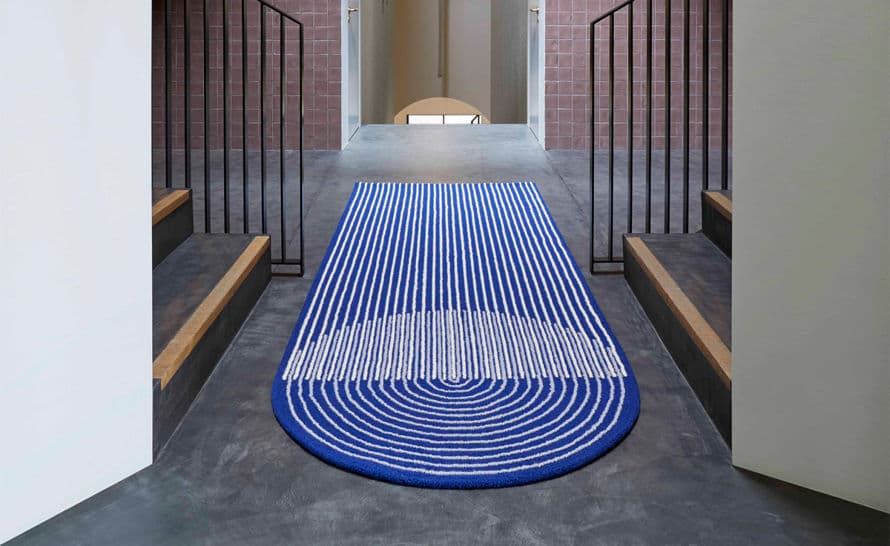 ply blue rug
