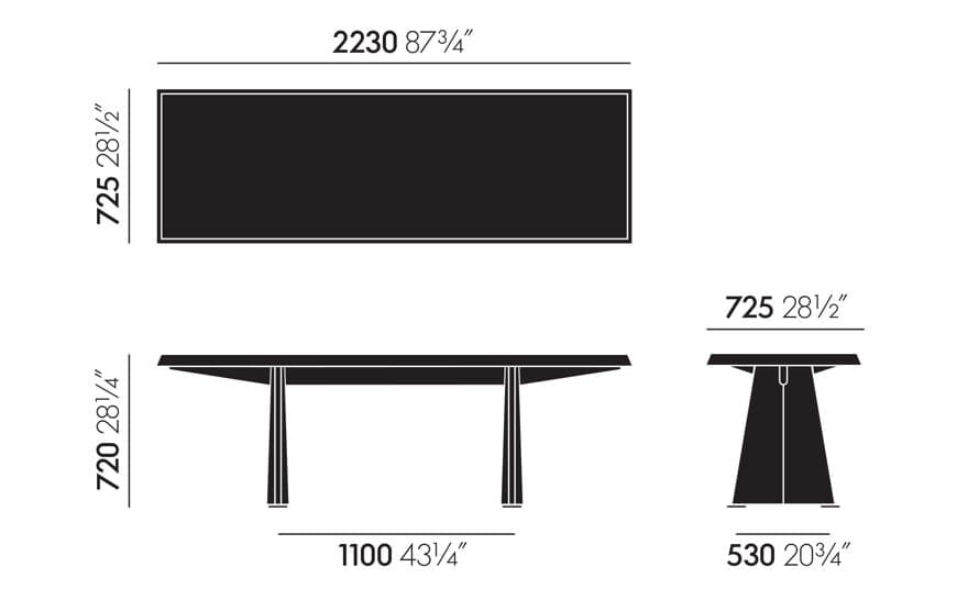 prouvé trapèze table