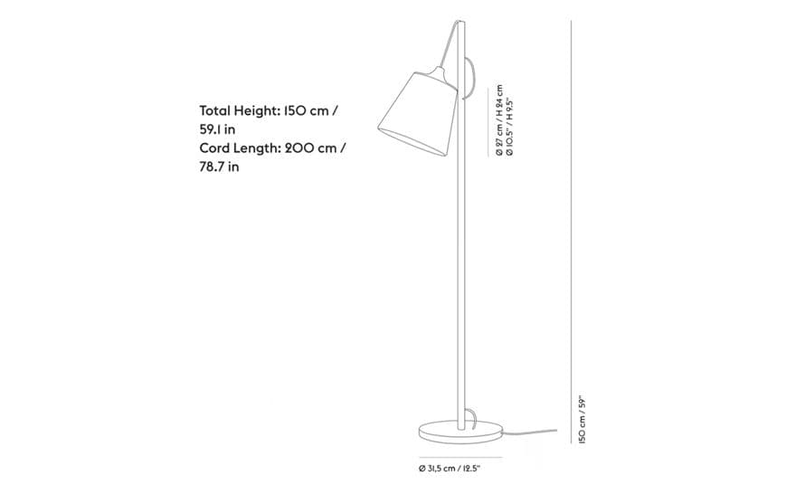 pull floor lamp